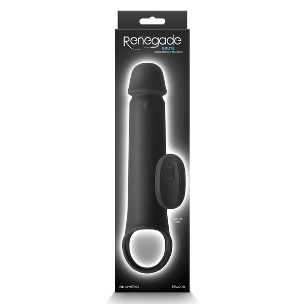 Renegade Brute Rechargeable Silicone Vibrating Penis Extention