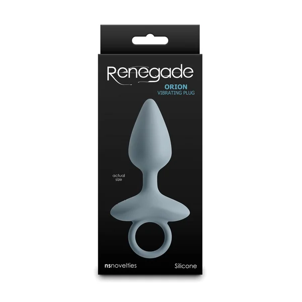 Renegade Orion Rechargeable Silicone Anal Plug - Gray