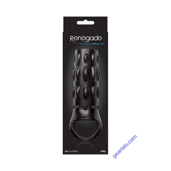 Renegade Reversible Power Cage Black NS Novelties