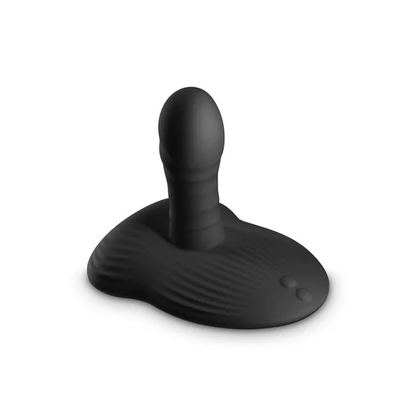 Renegade Thrust and Grind Rechargeable Silicone Vibrator – Black