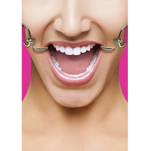 Restraining and Bondage Leather Open Mouth Gag