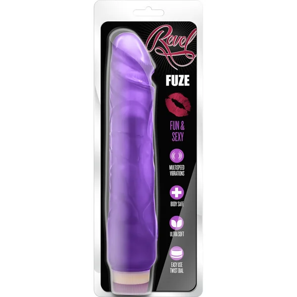 Revel Fuze Realistic Jelly Vibrator 10 Inch