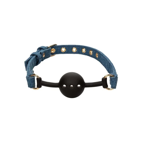 Ride 'Em Premium Denim Collection Ball Gag