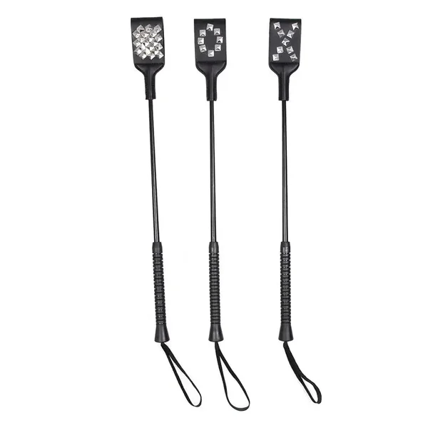 Riding Crop with Metal Rivets
