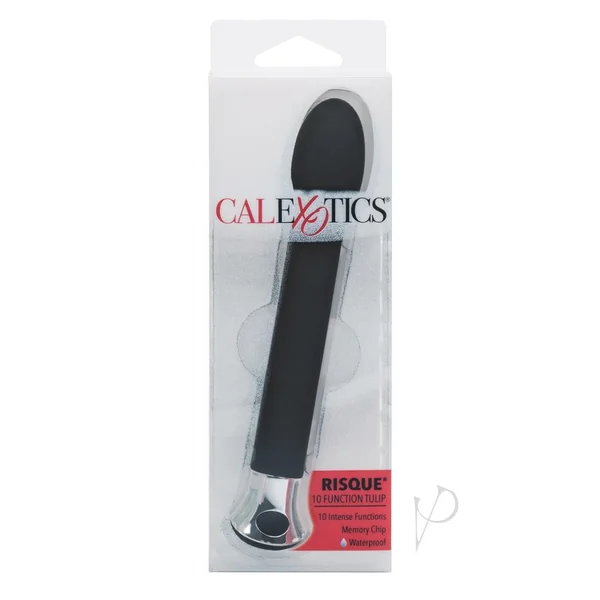 Risque 10 Function Tulip Vibrator - Black