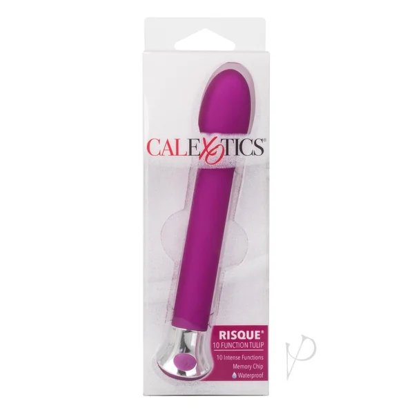 Risque 10 Function Tulip Vibrator - Purple