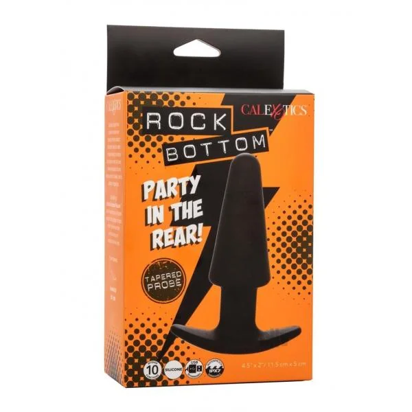 Rock Bottom Tapered Anal Probe - Black