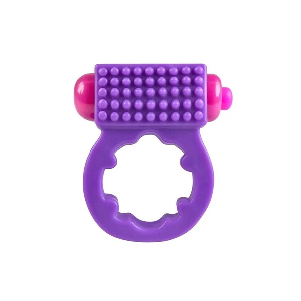 Rock Candy Sugar Grinder Vibrating Cock Ring – Purple