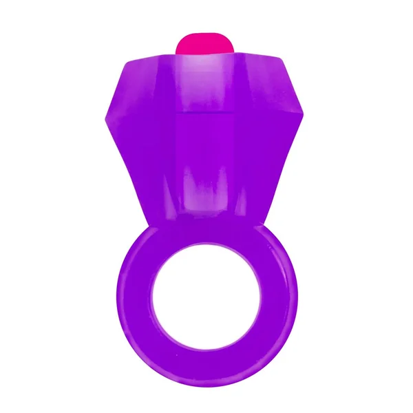 Rock Candy Vibrating Bling Pop Cock Ring Purple