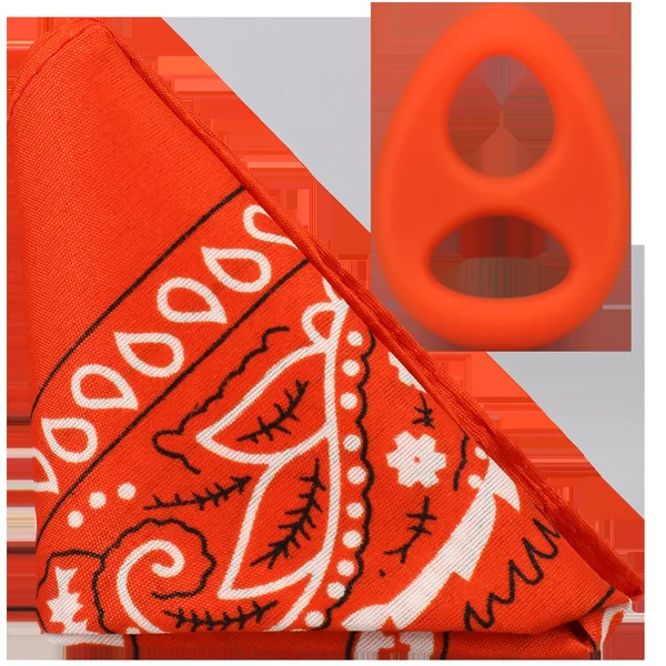 ROCK SOLID THE CODE RING WITH BANDANA ORANGE