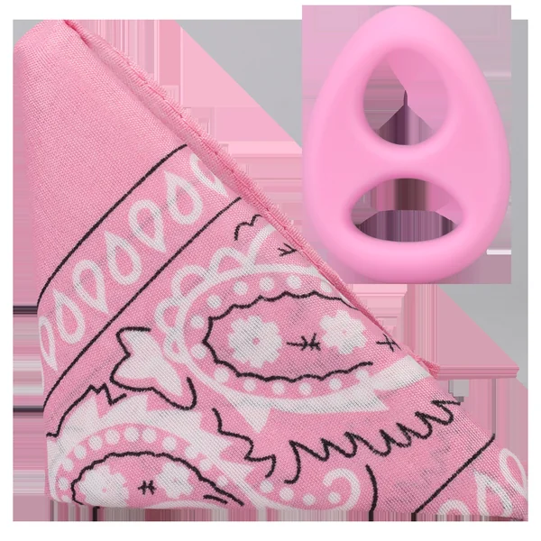 ROCK SOLID THE CODE RING WITH BANDANA PINK