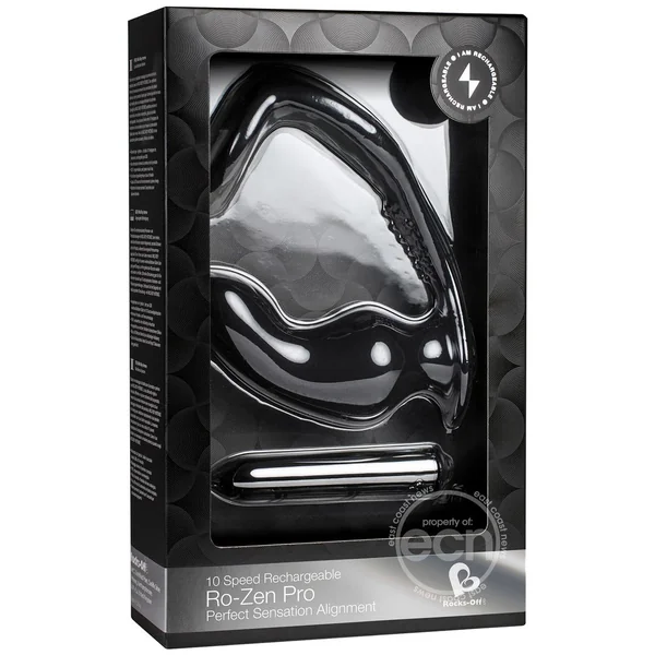 Rocks-Off RO-Zen Pro Vibrating Plug with Cock Ring