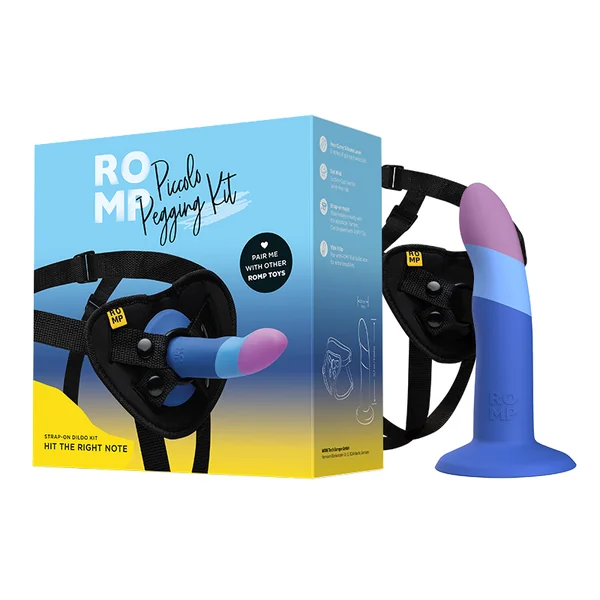 ROMP Piccolo Dildo and Harness Pegging Kit