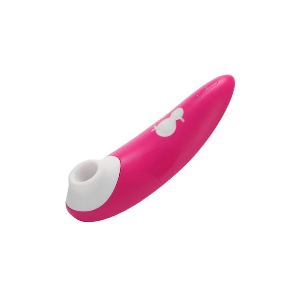 Romp Shine Rechargeable Silicone Clitoral Air Stimulator – Pink/White