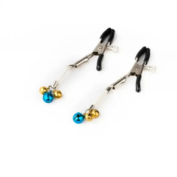 Roomfun®Sex Breast Clamp Metal bell Nipple Clips Bondage Adult BDSM Fetish Flirt Toys