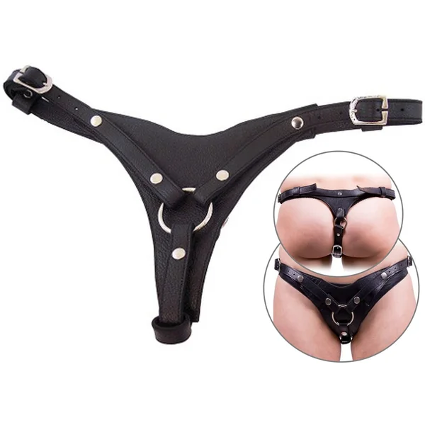 Rouge Female Strap On Harness For Dildo Black