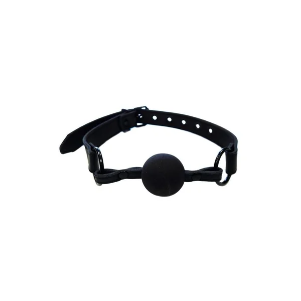 Rouge Leather Ball Gag
