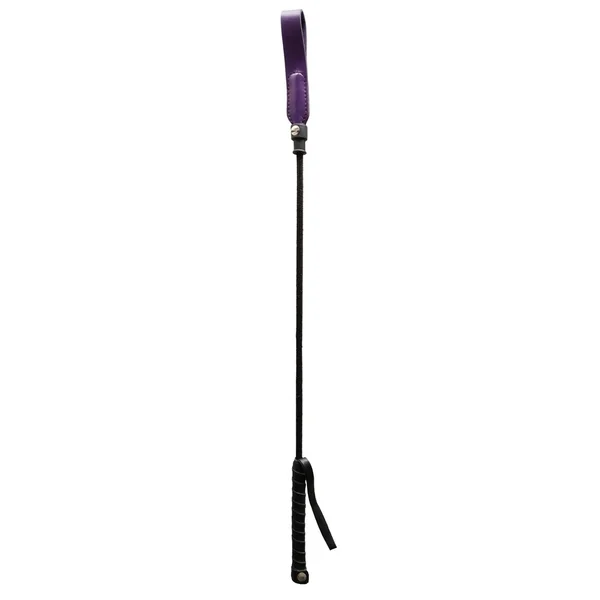 Rouge Long Riding Crop Slim Tip 24 Pur