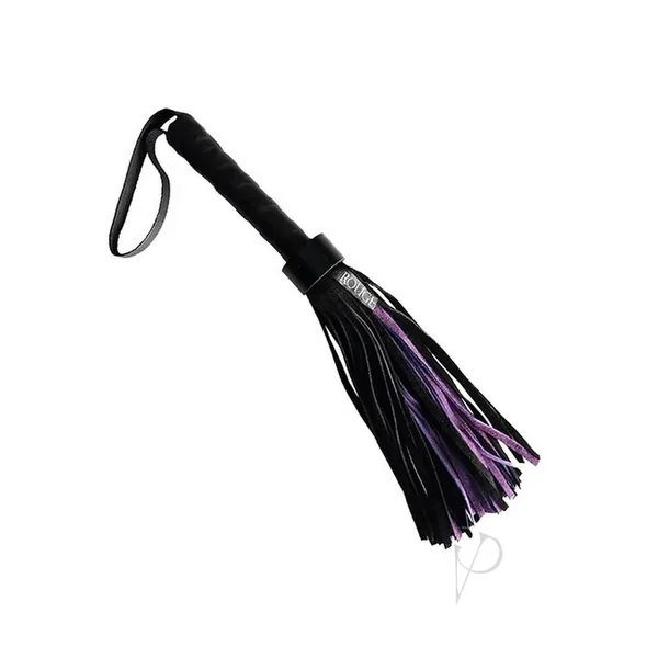 Rouge Short Suede Flogger - Black/Purple