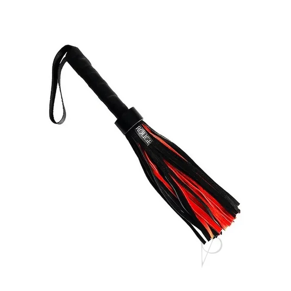 Rouge Short Suede Flogger - Black/Red