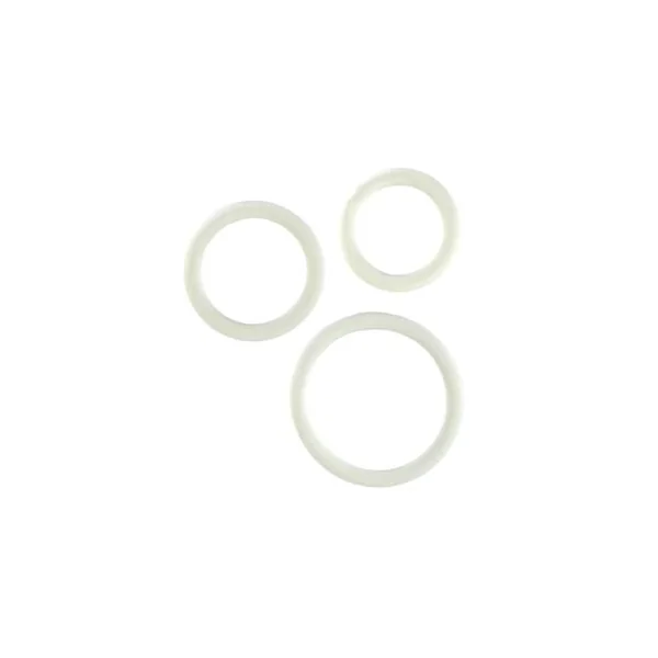 Rubber Ring – White 3 Piece Set