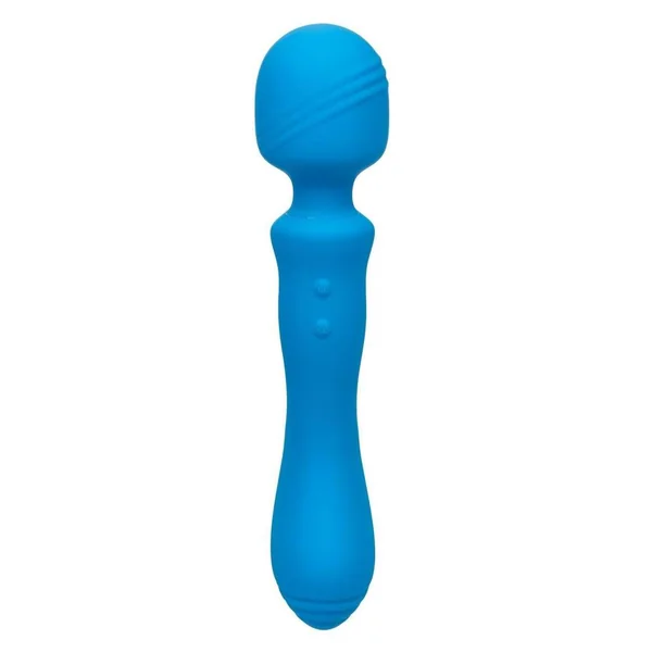 Rumbler Rumble Wand Rechargeable Silicone Vibrator – Blue