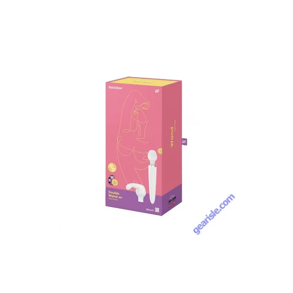 Satisfyer Double Wand-Er G Spot Vibrator Rechargeable Waterproof