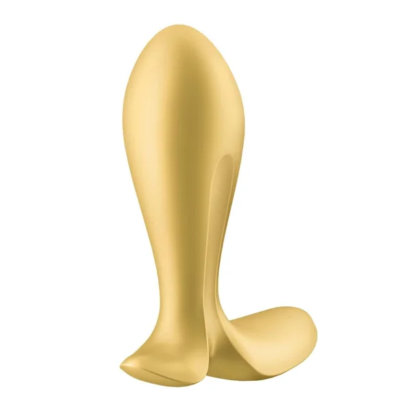 Satisfyer Intensity Plug Rechargeable Silicone Connect App Anal Plug – Gold