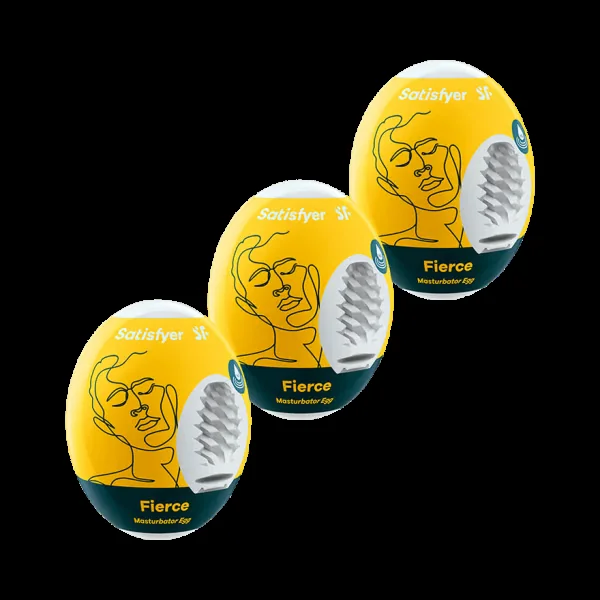 Satisfyer Masturbator Egg 3er Set (Fierce) Yellow