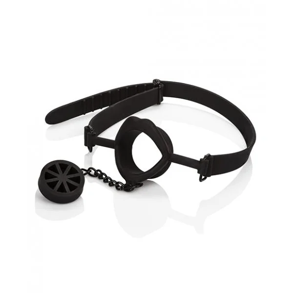 Scandal Silicone Stopper Gag Black