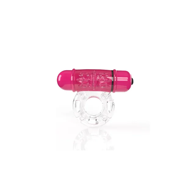 Screaming O 4B OWow Vibrating Cock Ring, Strawberry