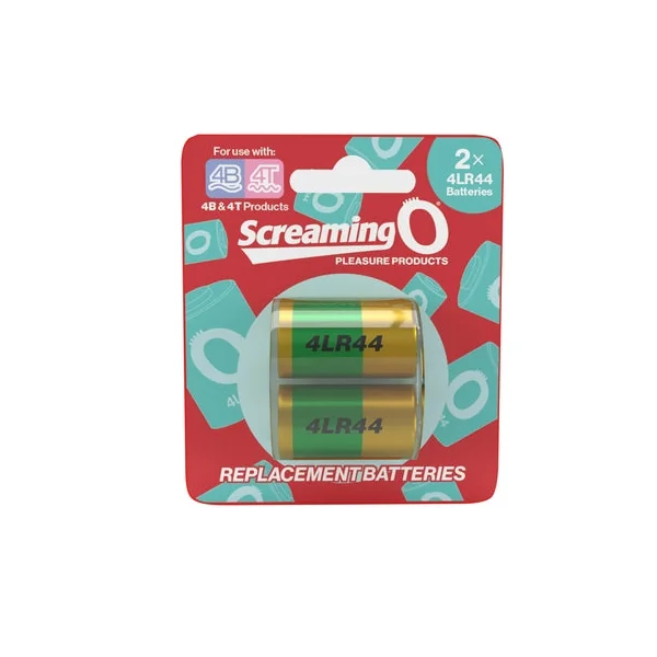Screaming O Replacement 4LR44 Batteries 2 Pack for Vibrators