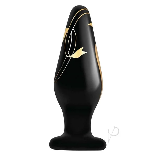 Secret Kisses Handblown Wide Glass Plug 4.5 inches