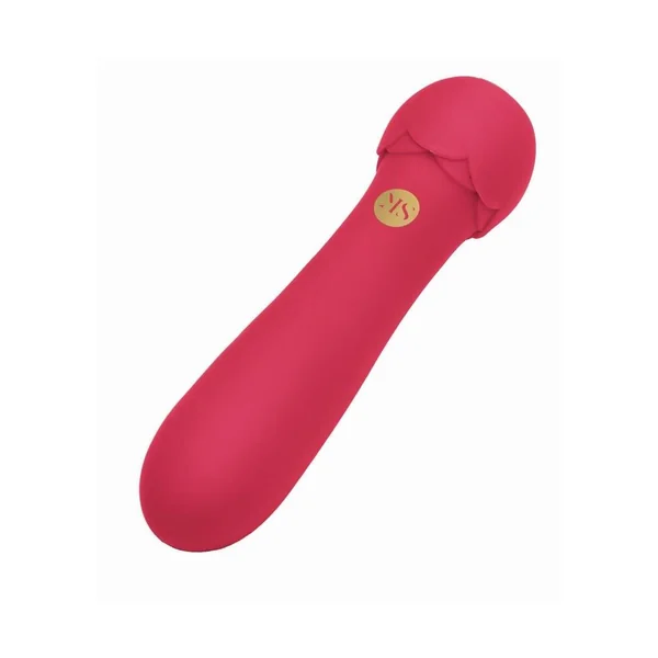 Secret Kisses Rosegasm Lush Bliss Rechargeable Silicone Bullet Vibrator – Red