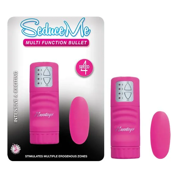 Seduce Me Multi Function Bullet Vibrator Pink