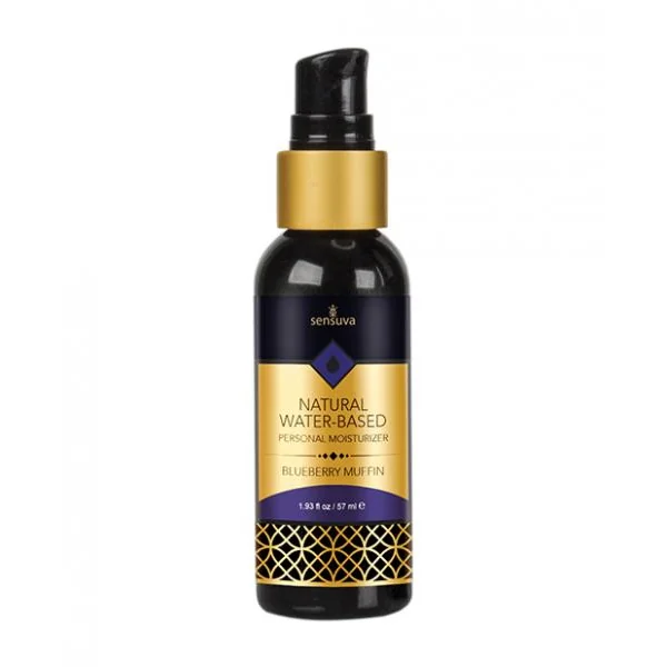 Sensuva Natural Water Based Personal Moisturizer - 1.93 Oz Blueberry Muffin