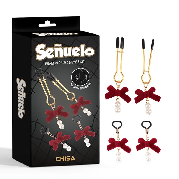 Senuelo Pearl Nipple Clamps Kit