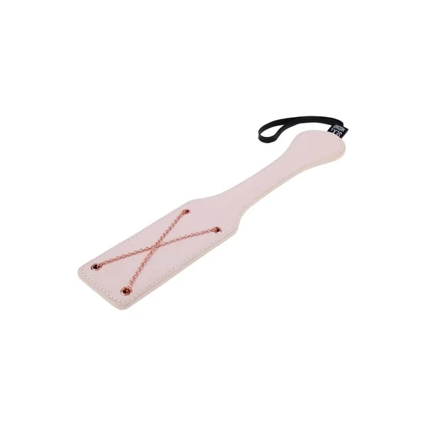 Sex and Mischief Peaches N CreaMe Chain Impressions Paddle – Rose Gold