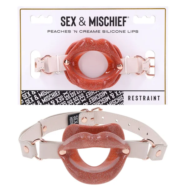 Sex and Mischief Peaches n CreaMe Silicone Lips Adult Toy