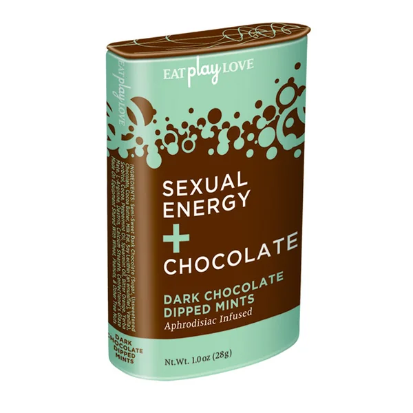 Sexual Energy Dark Chocolate Dipped Mints Aphrodisiac Infused