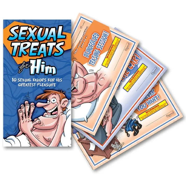 Sexual Treats For Him Voucher Booklet