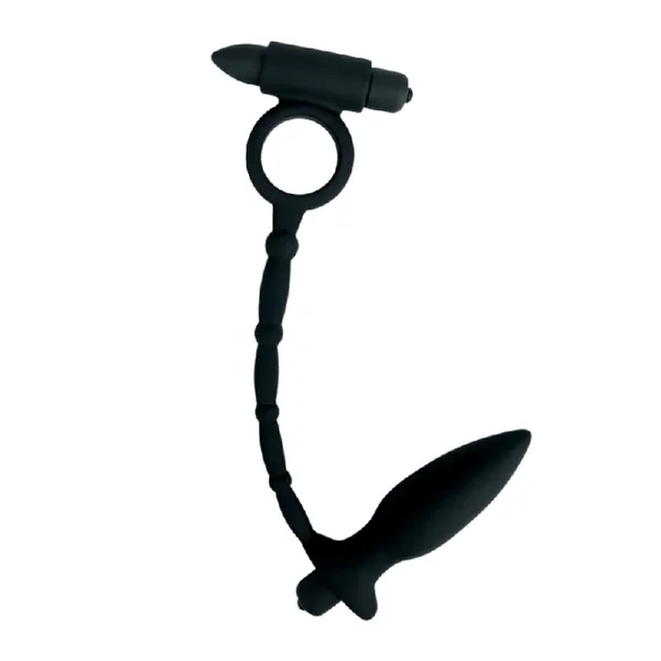 Sexyland Double Trouble Vibrating Butt Plug & Cock Ring Combo
