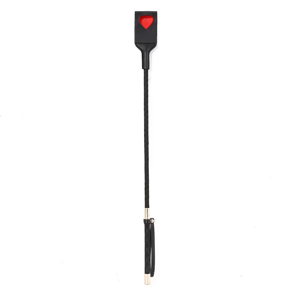 Sexyland Faux Leather Heart Cutout Riding Crop