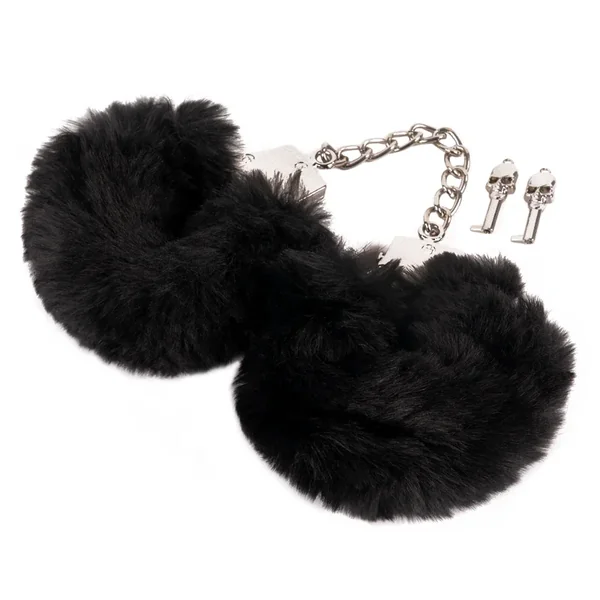 Sexyland Furry Padded Lockable Metal Handcuffs