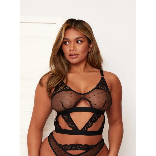 Shelby Bralette : Midnight Black