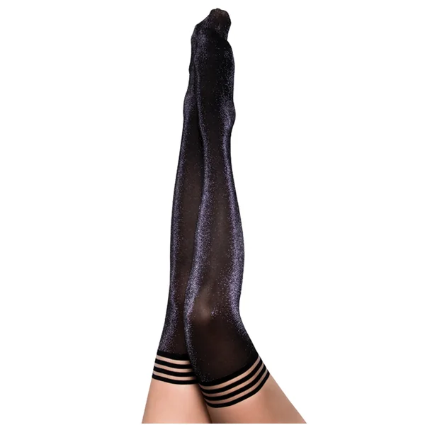 SHIMMER THIGH HIGH TIGHTS