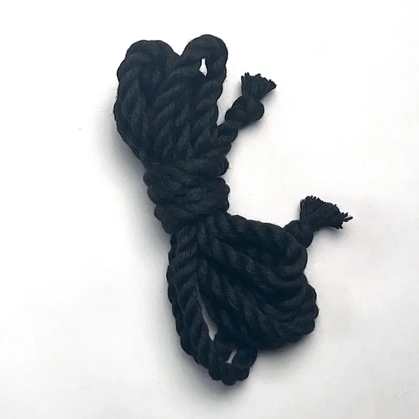 Shorty 6mm Cotton Rope, Six Feet Length