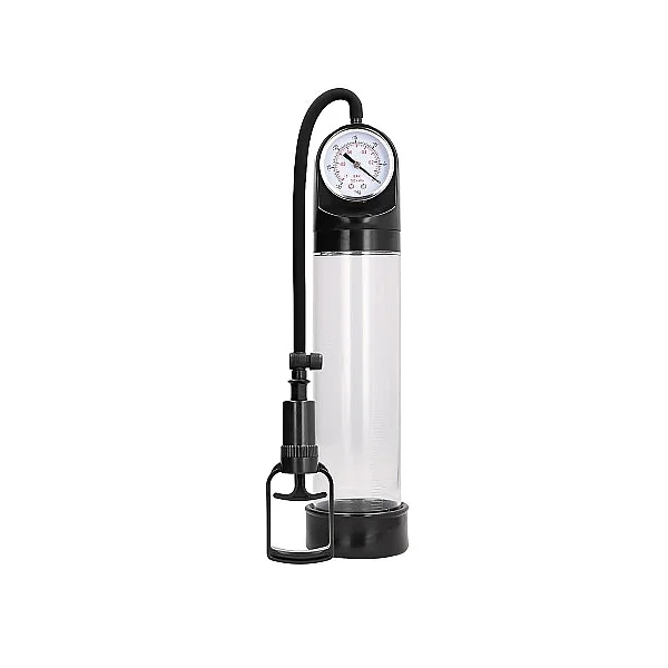 Shots Pumped Comfort Pump w/Advanced PSI Gauge - Transparent