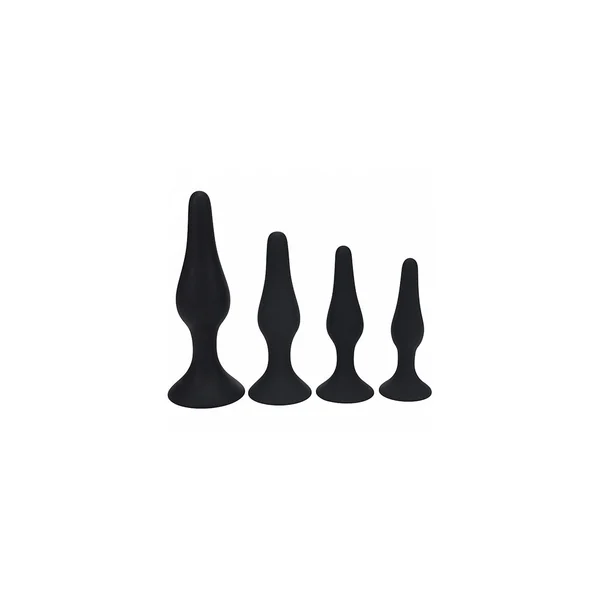 Shots Toys - Levelz - 4 PC Slim Silicone Anal Plug Set