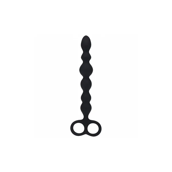 Shots Toys - Levelz - Beaded Anal Probe with Double Loop